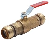 Cash Acme 22185 Shark Bite Push-Fittings Ball Valve, 3/4-Inch