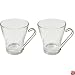 DeLonghi EGP2008 8-Ounce Glass Cappuccino Cups, Set of 2