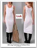 【LNA】【エルエヌエー】Long Tank Dressマキシタンクトップデザインワンピース【予約商品s】