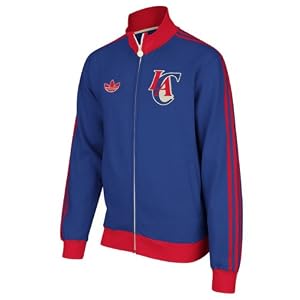Los Angeles Clippers adidas Springfield Originals Fleece Track Jacket - Blue by Adidas