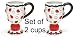 2 Ladybug Lady Bug Cappuccino Mugs Latte Coffee Cup