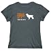 T-Shirt Womens Dark Silver " PROUD PARENT OF A Boykin Spaniel EMBROIDERY " Dogs
