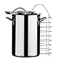Premier Housewares Pentola per cuocere a vapore as&hellip di Premier Housewares