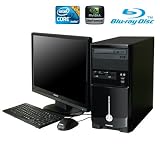 FRONTIER マイクロタワーパソコン Windows7 Core i7 プロセッサー搭載 21.5型液晶 Blu-rayモデル FRMX9371X/21M