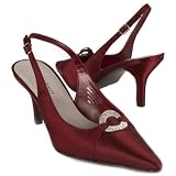 Karen Scott Whitney Burgundy heeled