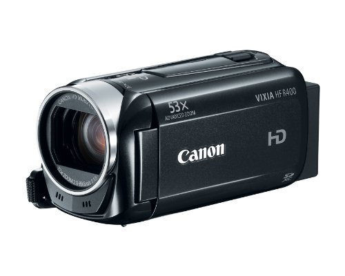 Canon VIXIA HF R400 HD 53x Image Stabilized Optical Zoom Camcorder and 3.0 Touch LCD