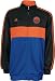 New York Knicks adidas On Court Black with Blue Warm Up Jacket
