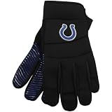 Indianapolis Colts Black Deluxe Utility Work Gloves
