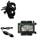 Garmin Nuvi 765T Auto Vent Holder with Car Charger - Uses Gomadic TipExchange