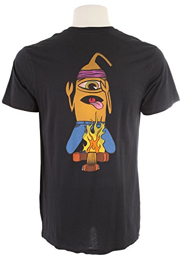 Volcom X Toy Machine T-Shirt Black Mens Sz M