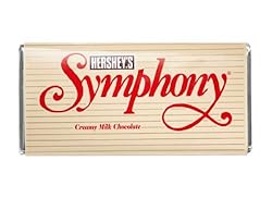 Hershey's Symphony Bar, Milk Chocolate Almonds & Toffee Chips, 6.8-Ounce Bars (Pack of 12)