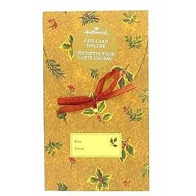 Hallmark Christmas Holly Gift Card Holder Case Pack 304 364424