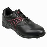 Confidence All Black Mens Waterproof Golf Shoes