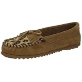 Minnetonka Leopard Kilty Moc 347F Damen Mokassins