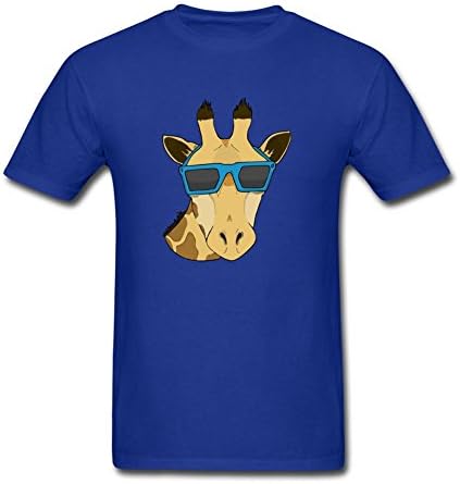 Uglyshirt Men's Giraffe With Sunglasses Short Sleeve T-Shirt