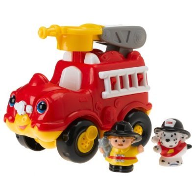 Childrens Toyshop  Toys : Fisher-Price Little People Lil' Mover Fire Truck