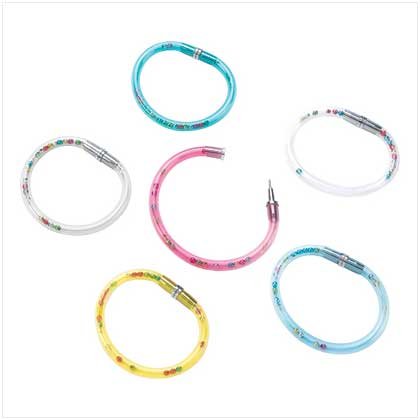 Beaded Hula Hoop Pen Bracelets