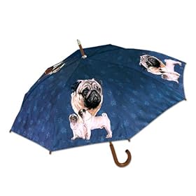  Pug Umbrella by LaSelva Designs