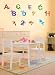 Colorful Alphabet Letters & Numbers Wall Sticker Decals
