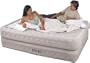 Queen Raised Air Mattress Day Bed w/ Quilted Air Pockets & Built-in Inflation Pump