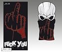 John Doe Tunnel Multipurpose Headwear/Gaiter/Neckwear - Bern F*ck You Finger Salute