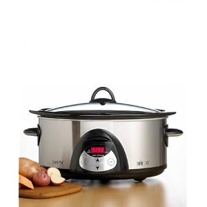 Rival SCVC604H-SS Crock Pot, 6 Qt. by Crockpot