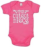 Dirty Fingers, My Auntie says I'm the Cutest Niece ever!, Baby Bodysuit