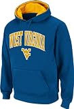 West Virginia Mountaineers Arched Tackle Twill Hooded Sweatshirt