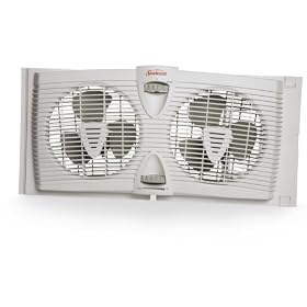 Sunbeam SWF3000 Twin Window Fan with Thermostat