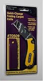 Carpet Tools: 70509 FOLDING CARPET KNIFE - BETTER TOOLS LLC