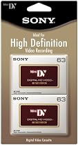Sony High Definition Minidv Videocassette (2-Pack)