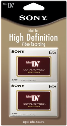 Sony High Definition Minidv Videocassette (2-Pack)