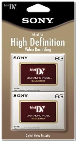 Sony High Definition Minidv Videocassette (2-Pack)
