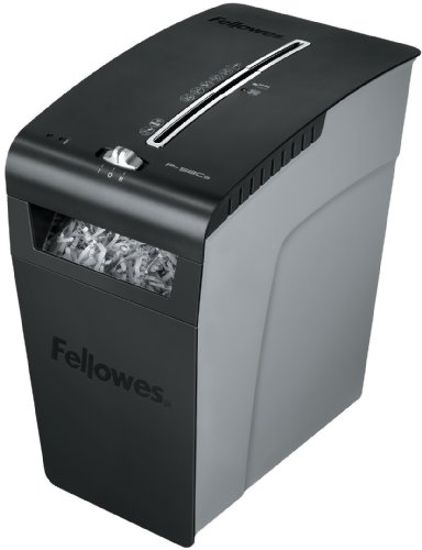 Fellowes Powershred P-58Cs Aktenvernichter Partikelschnitt Schneidleistung 9 Blatt DIN3 schwarz