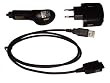 4in1-Zubeh�r-SET LADEKABEL KFZ-LADEKABEL DATENKABEL USB f�r Palm Pre, Treo 800, Treo 800w, Treo 850, Treo 850w, Treo Pro