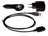 4in1-Zubeh�r-SET LADEKABEL KFZ-LADEKABEL DATENKABEL USB passend f�r Palm pre Plus, Pixi, Pixi plus