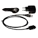4in1-Zubeh�r-SET LADEKABEL KFZ-LADEKABEL DATENKABEL USB passend f�r SAMSUNG B3310 B 3310, OMNIA pro B7610 B 7610