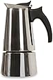 Holstein Housewares H-08004 4-Cup Stainless Steel Espresso Maker - Satin Finish