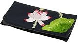 Silk Embroidered Clutch - Black