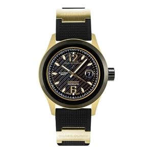 Chase-Durer Men's Starburst Automatic Black Carbon Fiber Dial Watch #990.46BE-RUBB