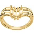 14K Yellow Gold Mother's Ring - 4 Gemstone -- YOU CHOOSE THE COLORS!