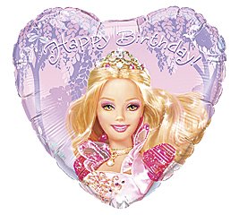 Barbie Heart Shaped Happy Birthday 18