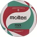 Molten Volleyball V5M5000 Wei�/Gr�n/Rot