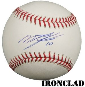 Miguel Tejada Autographed/Hand Signed Official Major League Baseball #10- MLB Hologram