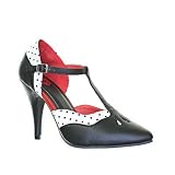 Search : Womens TUK Shoes Pin Up High Heel T Bar Shoes SIZE 3-8