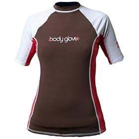 Body Glove Deluxe Ladies Short Arm Lycra Rash Guard Shirt by