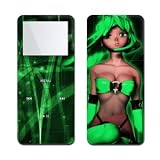 Ghost In The Pod (Green) - Apple iPod nano 1G (1st Generation) 1GB/ 2GB/ 4GB Protector Skin Decals - Faceplates