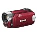 Canon LEGRIA FS306 Camcorder - Red (37x Optical Zoom, 2.7 Inch Widescreen LCD)
