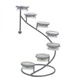 Produkt-Bild: 7ER TEELICHT SPIRALE MIT GLAS