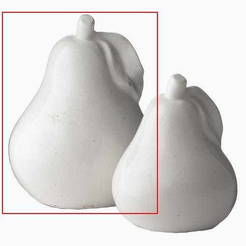 large quiescent susan:Lazy Susan White Ceramic Pear, Large Images